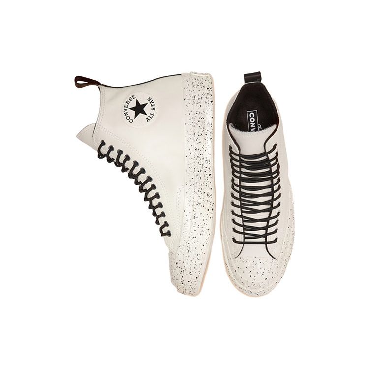 Converse 1970-е Chuck Taylor All Star Удобные Модные Высокие Кеды из Канваса Унисекс Белые 166281C