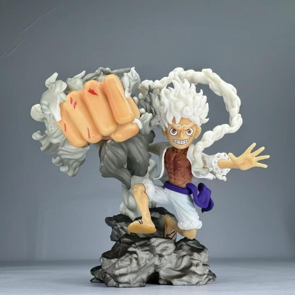 Серия One Piece Ника Луффи Мальчик Мультяшный Креативный Аниме Периферия Коллекция 12см Модель Фигурка Действия Украшение Игрушка Подарок