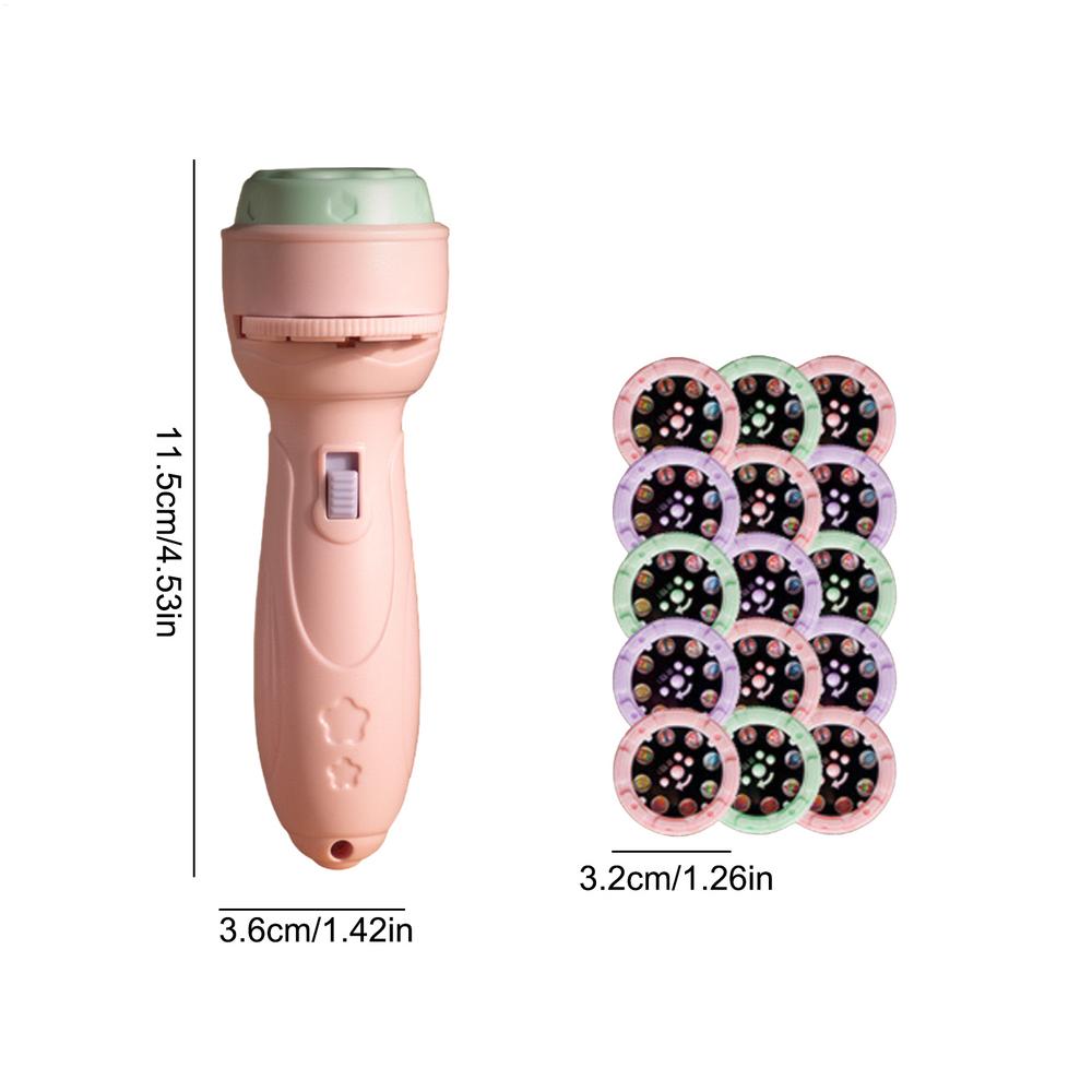 120 Cartoon Patterns Projector Toys Kids Early Education Puzzle Development Projection Flashlight Baby Sleeping Story Book