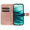 For Xiaomi Redmi Note 14 Pro+ 5G/Note 14 Pro 5G/Poco X7 5G PU Leather Cases Flower Pattern Wallet Stand Phone Cover with Strap