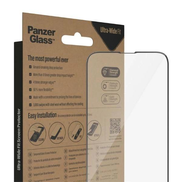 Tempered Glass Panzerglass Ultra-Wide Fit Antibacterial For Iphone 14 / 13 Pro / 13
