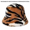 British Japanese Style Women's Faux Fur Beret Hat Casual Student Warm Bucket Cap  for Daily Wear