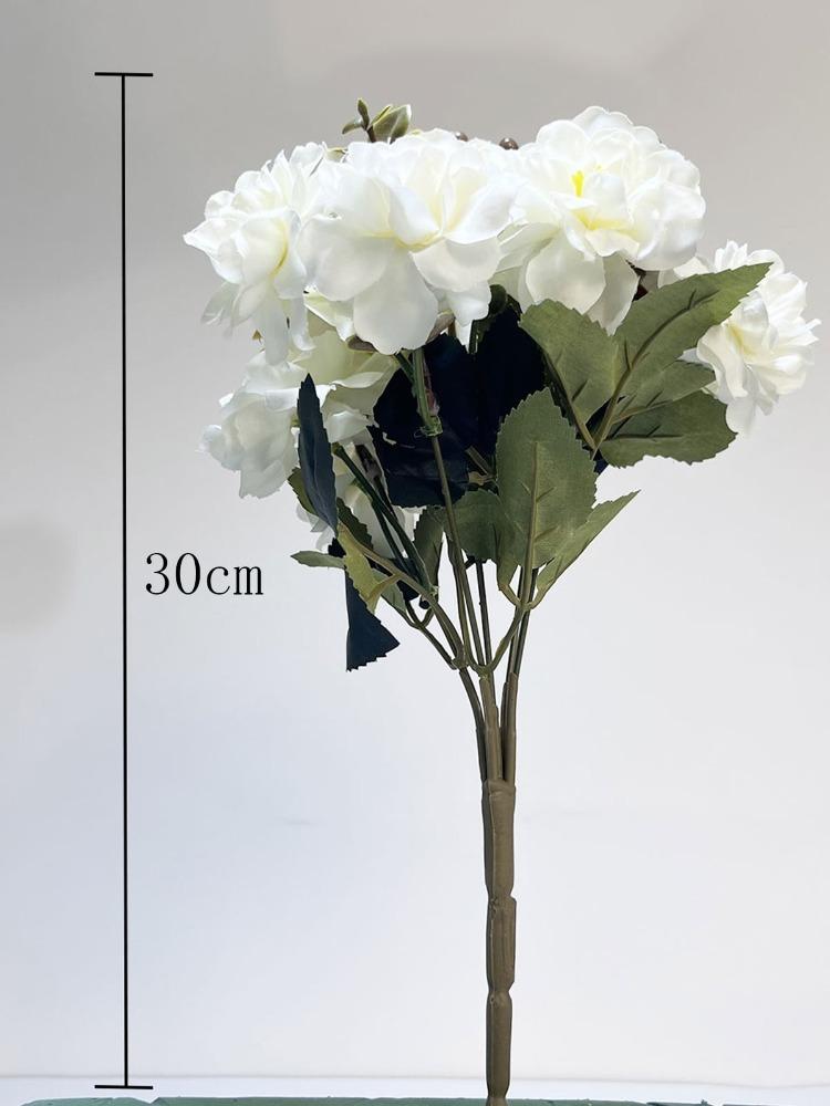 2 Bouquets of Silk Fake Flower Artificial Cherry Blossoms for Wedding Home Table Christmas Decoration Arrangements