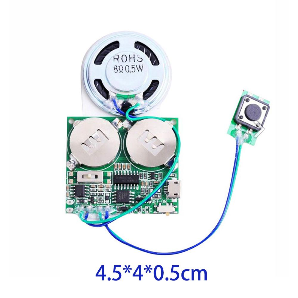 8M MP3 Sound Voice Audio Music Recordable Recorder Board Chip Programmable Music Module for Greeting Card DIY