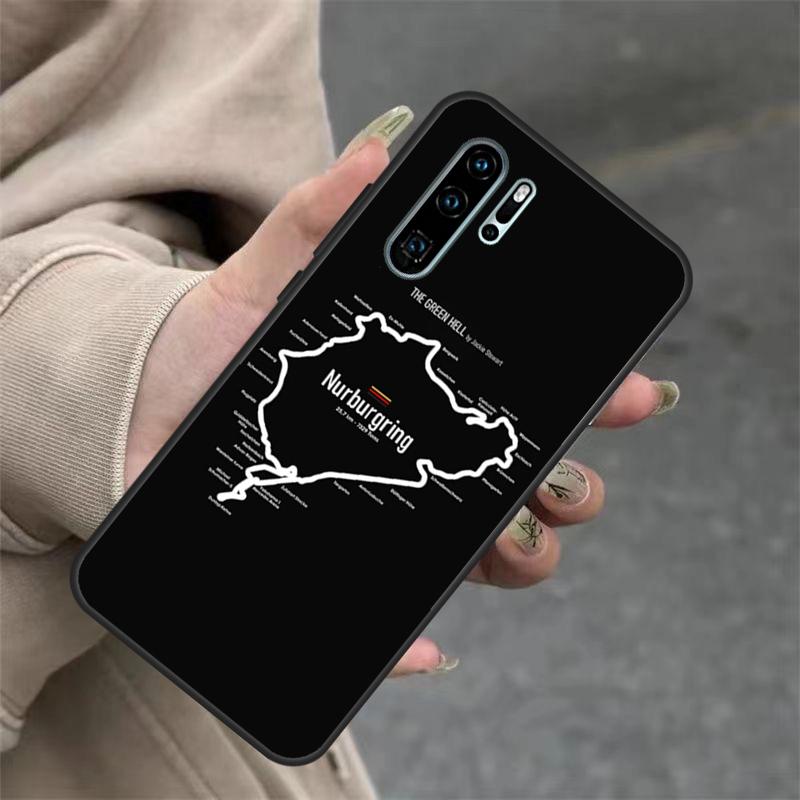 Чехол с дизайном трассы Формулы-1 Нюрбургринг для Huawei P40 Lite P20 P30 Nova 11 Pro 9 10 SE 3i 7i 11i 5T Y60 Y61 Y70 Y90 Y91