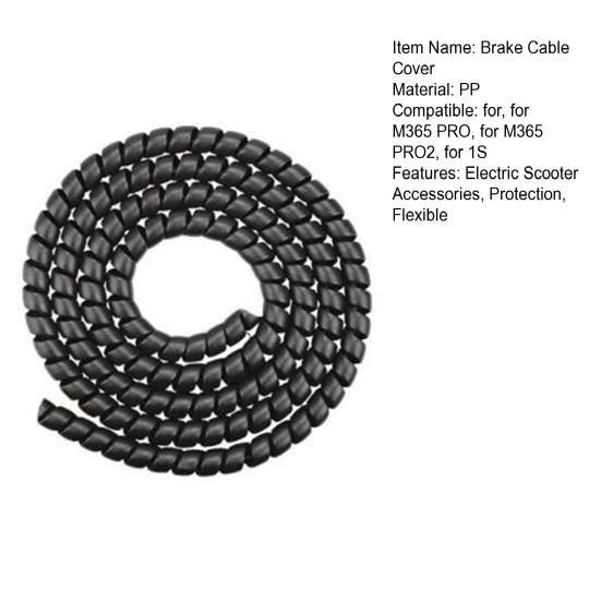 130CM Electric Scooter Brake Cable Protector for M365 PRO Scooter Brake Line Spiral Protection Cover Housing Sleeve Electric Scooter Accessories