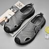 Новые летние мужские кроссовки, высококачественные сандалии для отдыха на открытом воздухе, мужская повседневная обувь из натуральной кожи, удобные мягкие дизайнерские сандалии ручной работы