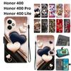Чехол-книжка из искусственной кожи ручной работы для Honor 400/Honor 400 Pro/Honor 400 Lite Lite, противоскользящий, противоударный чехол с ремешком на запястье и дизайном в виде сердца/розы/кошки