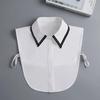 Fashion Pointed Detachable Collar Women Sweater Shirt Fake Collar Blouse Lace False Tie Lapel Blouse Top Clothes Accessories