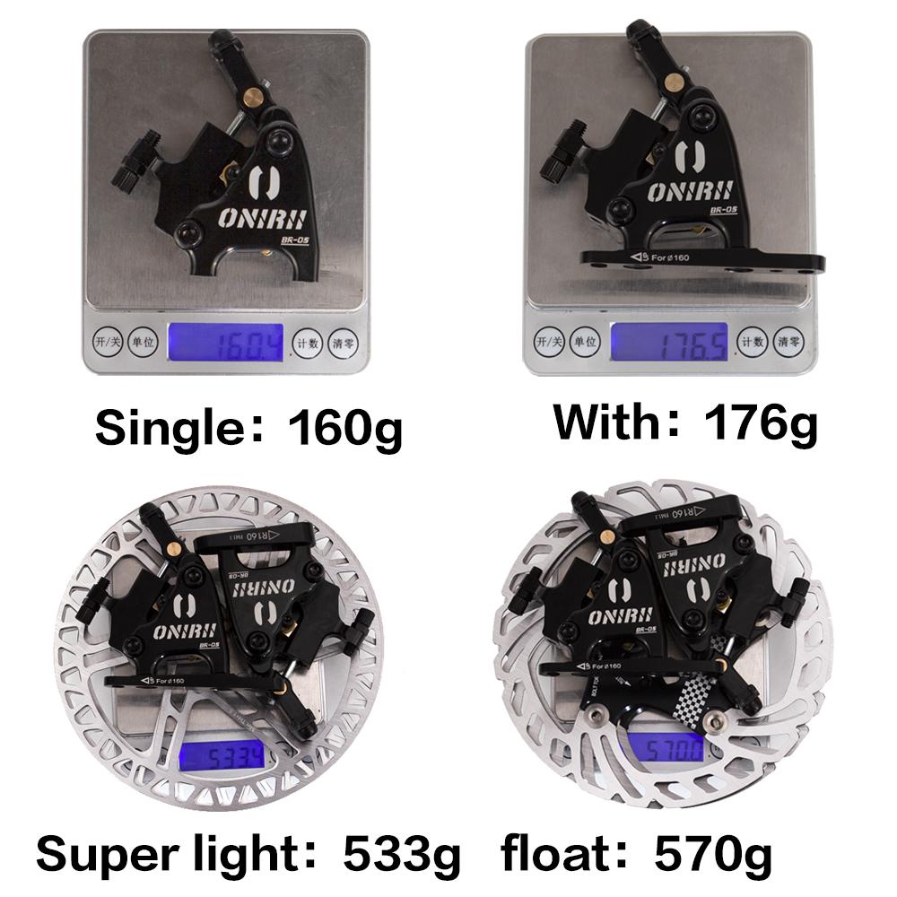 ONIRII Гидравлические дисковые тормозные суппорты с тросовым приводом Flat Mount Масляный дисковый тормоз для шоссейного велосипеда, гравийного велосипеда Новый