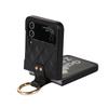Роскошный кожаный чехол для Samsung Galaxy Z Flip 4 Armor Ring Band Чехол для телефона Samsung Galaxy Z Flip 4 Z 5G Чехол Противоударный защитный чехол