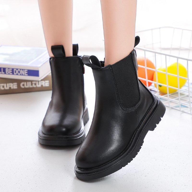 Kids Boots Girls Chelsea Boots Fashion Classic Children Boots Street Popular Ins Hot Autumn Winter 2024 Brand New Rubber Sole