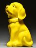 Yellow Ceramic Puppy Figurine - Cute Zodiac Decor for Home 