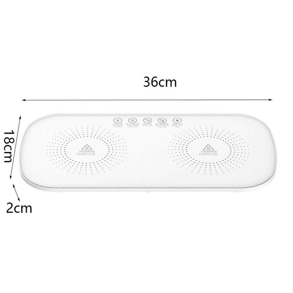 EU Plug Electric Food Warming Plate Intelligent Heating Placemat Dish Warming Tray Office