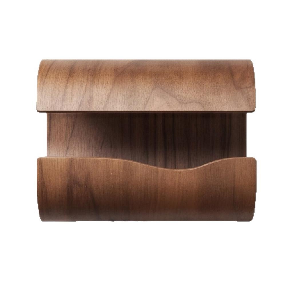 Smooth Extraction Wooden Tissue Storage Box INS Elegant Paper Towel Case Modern Minimalist Table Paper Container Coffee Table
