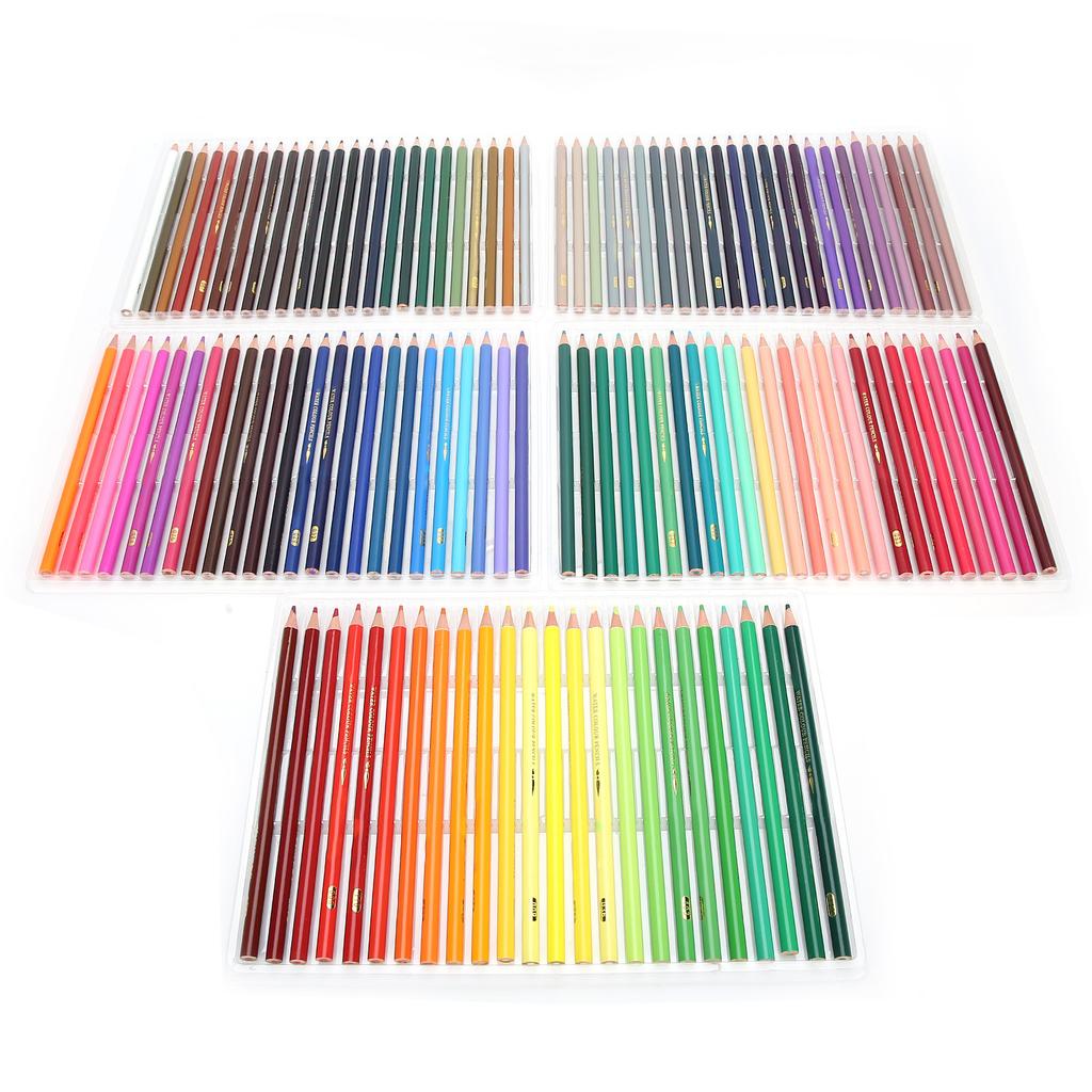 120 шт. цветных карандашей водорастворимых для детей инструменты для рисования для взрослых художников художественные принадлежности