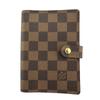 Damier Agenda PM Notebook Cover Damier Canvas Brown Unisex R20700 Used