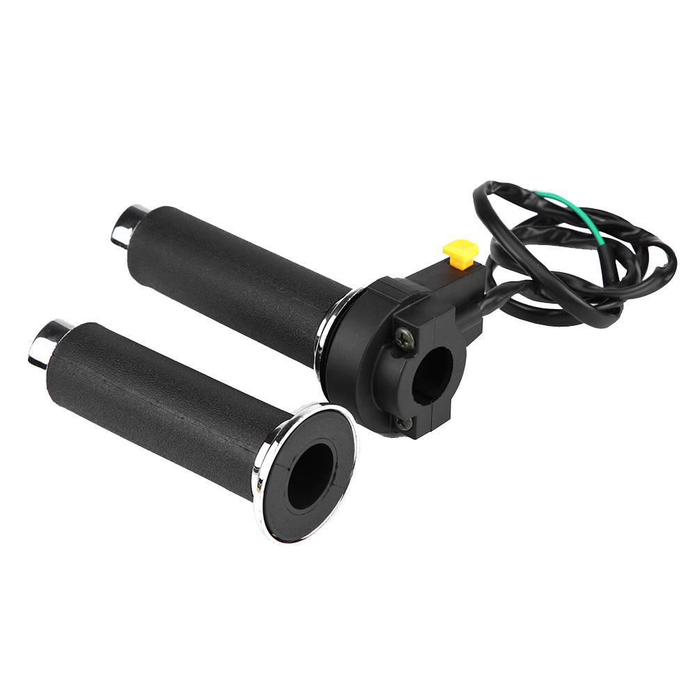Throttle Control Handlebar Grip Kill Button Switch for 49cc 66cc 80cc Motorized Bicycle