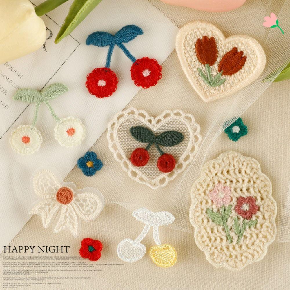 Clothing Badge Accessories Embroidery Patch Sew-on Sew-on DIY Applique Embroidered Fabric Patch