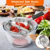 Ручной картофелемялка из нержавеющей стали, измельчитель овощей и фруктов с 3 сменными дисками, пресс для картофельного и чесночного пюре