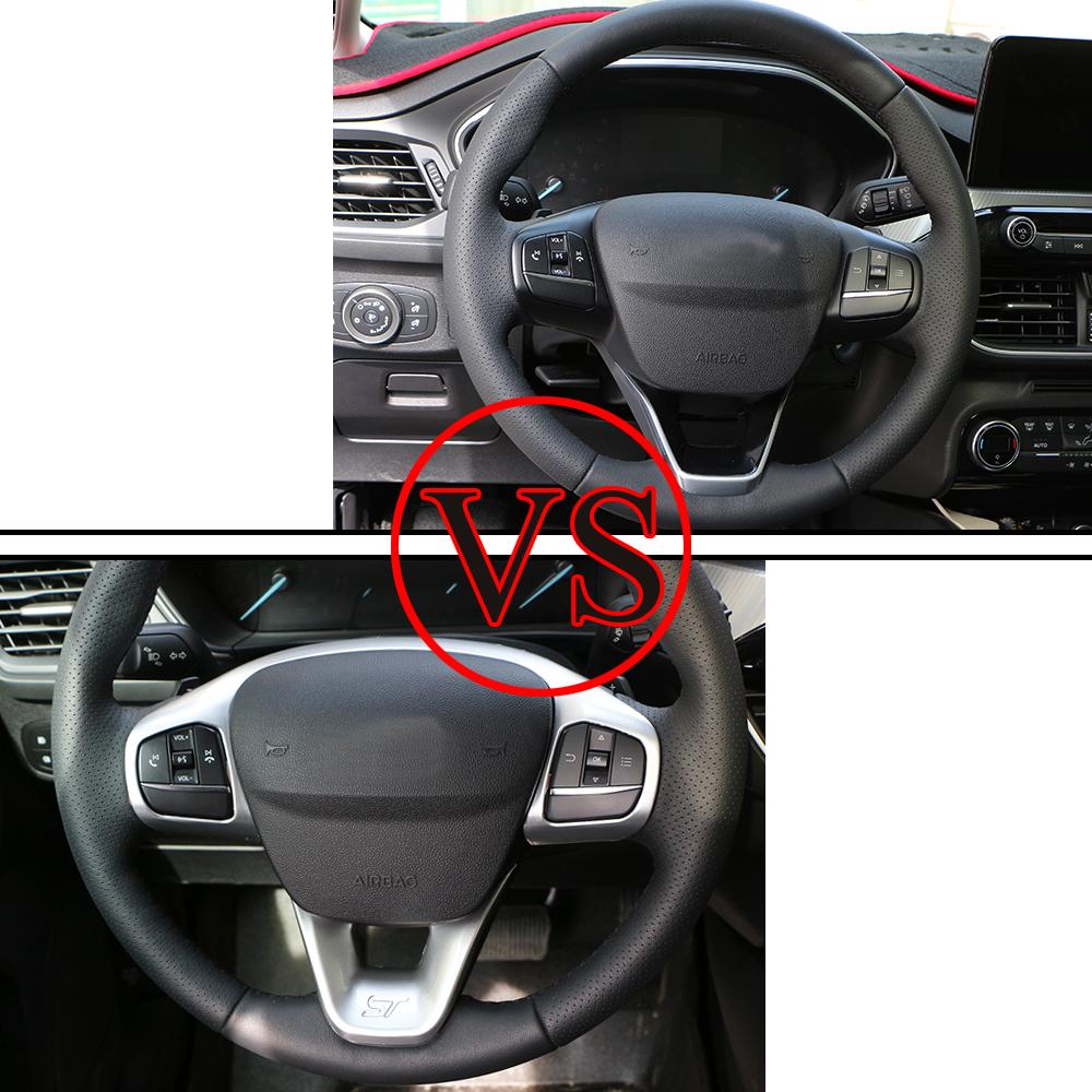 Крышка рулевого колеса автомобиля, отделка, рамка кнопок для Ford Focus Mk4 ST Line, аксессуары для автомобилей