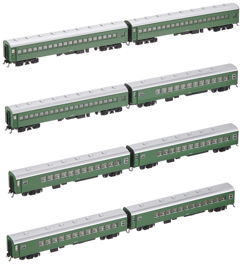 KATO Масштаб N Набор Blue Train "Цубамэ" 8 вагонов, дополнение 10-573