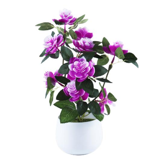 1 компл., искусственное растение в горшке, портативное, неувядающее, пластиковое, для домашнего декора, имитация цветка для свадьбы