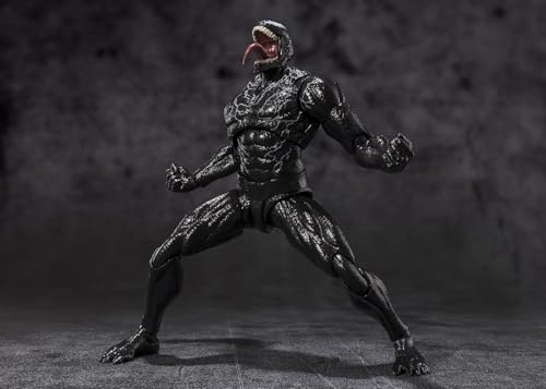 НАЦИОНАЛЬНЫЕ ТАМАШИИ SHFiguarts Venom (Веном: Последний танец) приблизительно. 190 мм окрашенная подвижная фигурка из ПВХ и АБС
