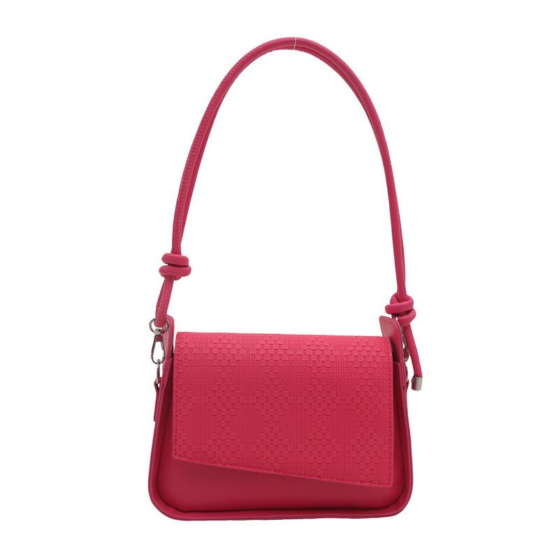 Small Sophisticated Square Tote Bag For Women With Textured Design And Pocket Phone