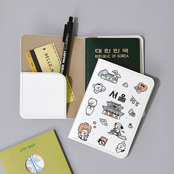Чехол для паспорта BT21 Seoul Edition