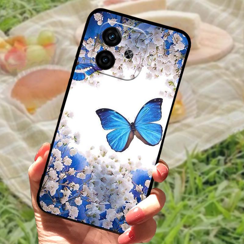 Для VIVO iQOO Z9 Turbo 5G Чехол Роскошная Мода Красивая Силиконовая Задняя Крышка Телефона Для IQOO Z9 5G Чехлы Защитный Чехол Capas