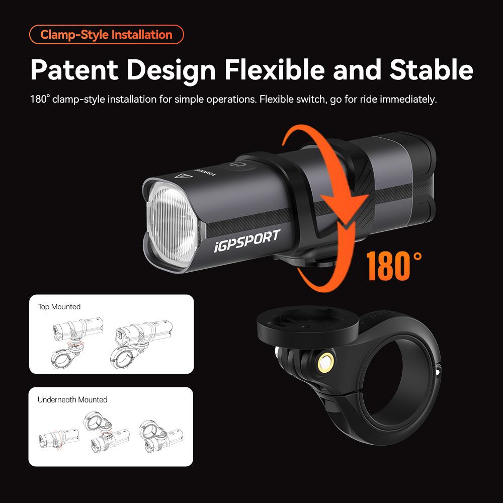 iGPSPORT VS800S Smart Bike Front Light 800 Lumen MTB Road Bike Lamp Headlight Cycling Flashlight Lantern Bike Accessories