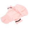 Pet Bathrobe Plush Warm Absorbent Puppy Hooded Pajama with Waistband for Small Dogs CatsM