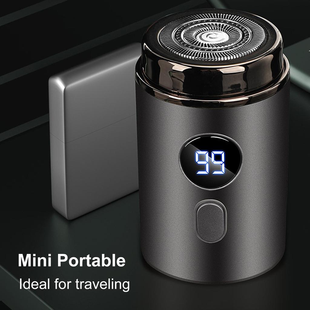 Электрическая мини-бритва, перезаряжаемая, для мытья всего тела, для путешествий, в автомобиле, портативная мужская бритва, безболезненный беспроводной триммер, нож для лица и бороды