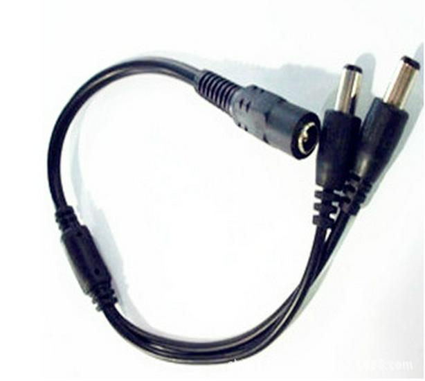 12 В двойной медный кабель питания для камер видеонаблюдения