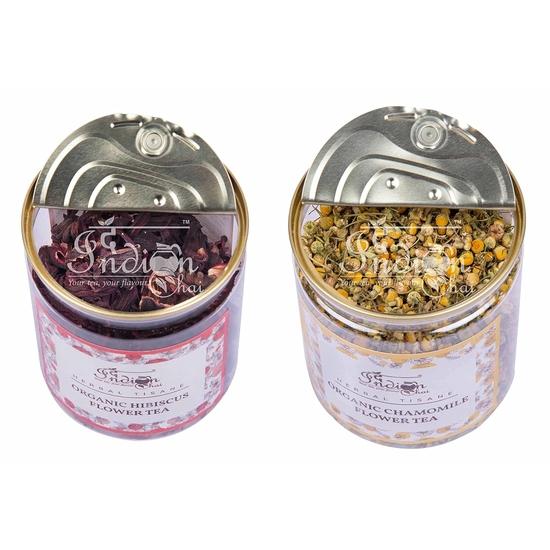Индийский чай Органический чай с ромашкой и гибискусом Дуэт – по 50 г