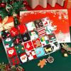 Sock Advent Calendar 2025 24 Days Christmas Countdown Calendar 12 Pairs Holiday Surprise Cotton Sock Gifts for Men Women