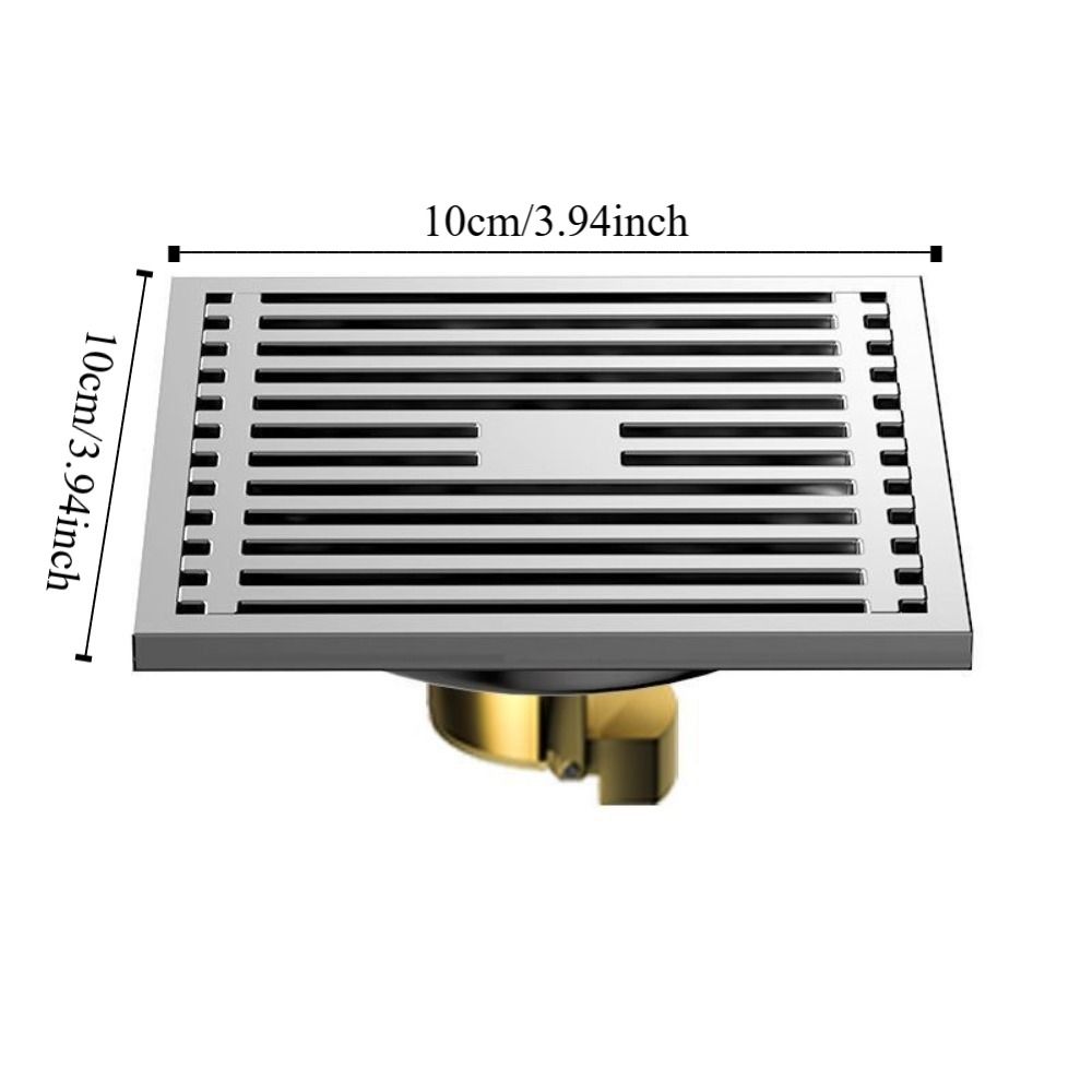 Нержавеющая сталь Душевой напольный слив Квадратный слив Фильтр Канализационный дезодорант Сливной сердечник для пола Ванная комната