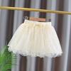 Юбка с принтом для девочек, короткая юбка, летняя детская юбка принцессы, шифоновая юбка для девочек, пышная юбка