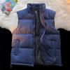 Vest Couple Cotton Vest Stand-up Collar Jacket Sleeveless Vest Autumn and Winter Men's Casual Cotton-padded Clothes
