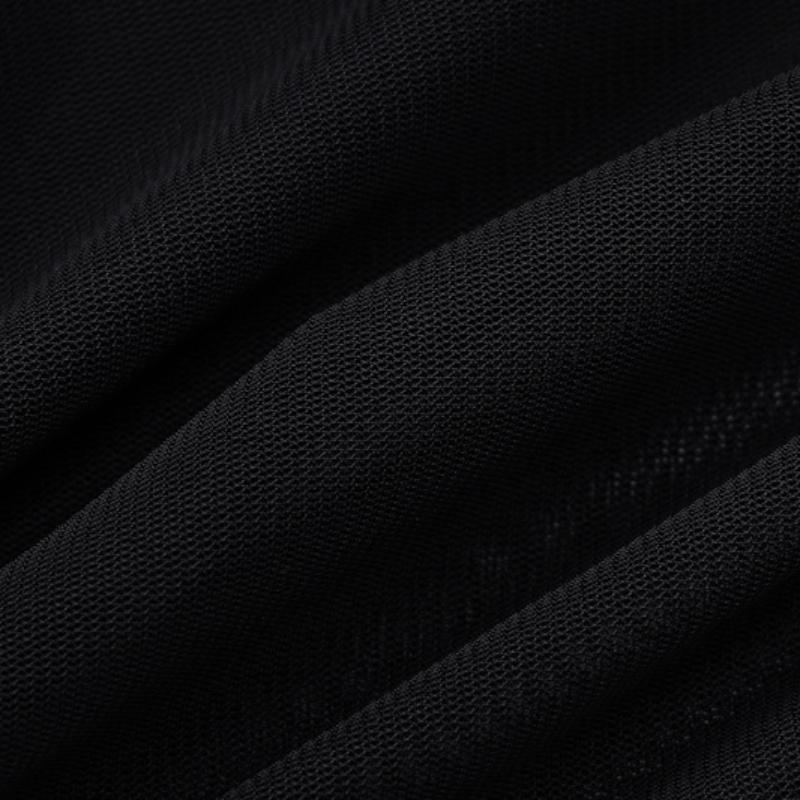 Y2K сексуальный сетчатый обтягивающий комбинезон с высокой талией и длинными рукавами для женщин весной и летом