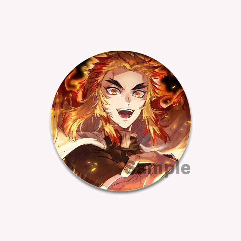 32/44/58 мм аниме Камадо Танджиро/Хасибира Иносукэ броши Кочоу Синобу/Камадо Незуко/Цуюри Канао/Агацума Зеницу значок ручной работы, булавка