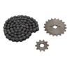 Передние звездочки двигателя 420 19T, задняя звездочка с 10 зубьями, стальной комплект цепей 420 для внедорожных велосипедов, квадроциклов