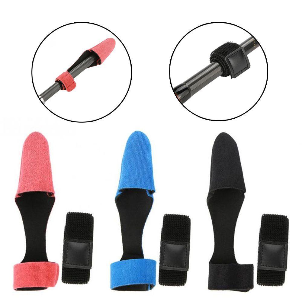 3 цвета Многоразовые рукава Перчатка для удилища Бандаж Застежка Ремешки для крепления кончика удилища