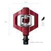 CRANKBROTHERS Candy 3 Dark Red Pedals,