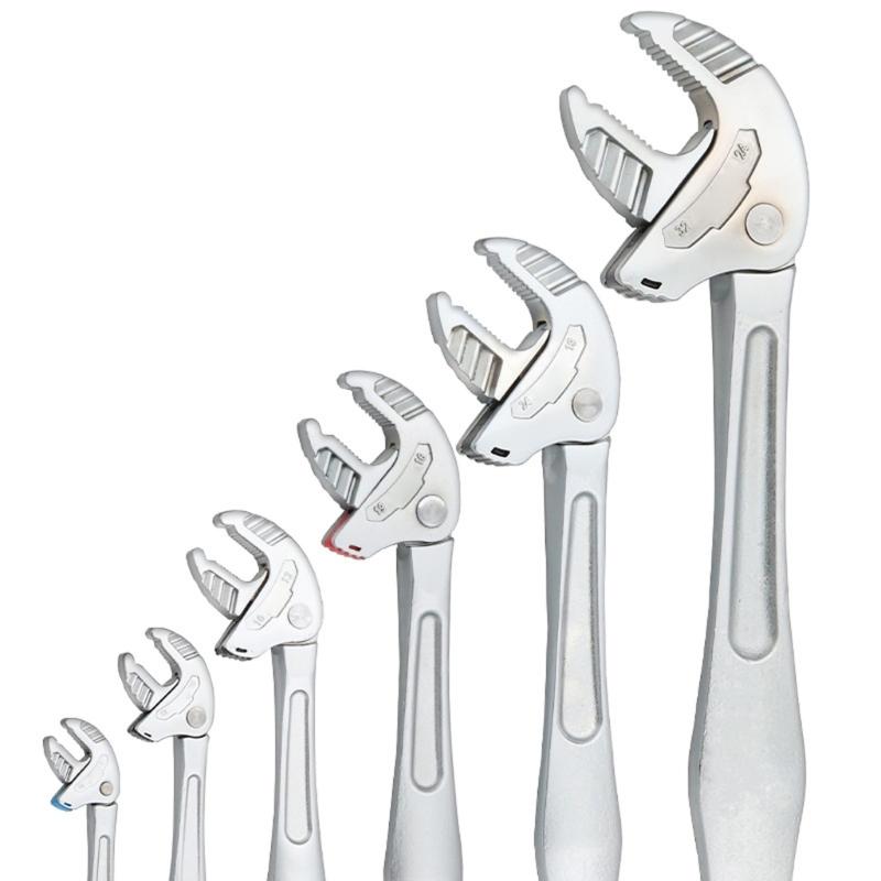 Практичный регулируемый гаечный ключ с поворотной на 360 градусов губкой, промышленный инструмент для крепежа для промышленных болтов и механических применений