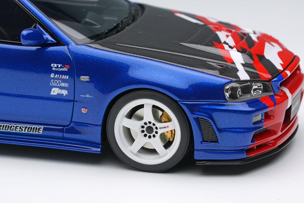 Makeup EIDOLON 1/43 Nissan Skyline GT-R (BNR34 NISMO R-tune) Launch Version Tokyo Auto Salon 2000 Finished Product EM771