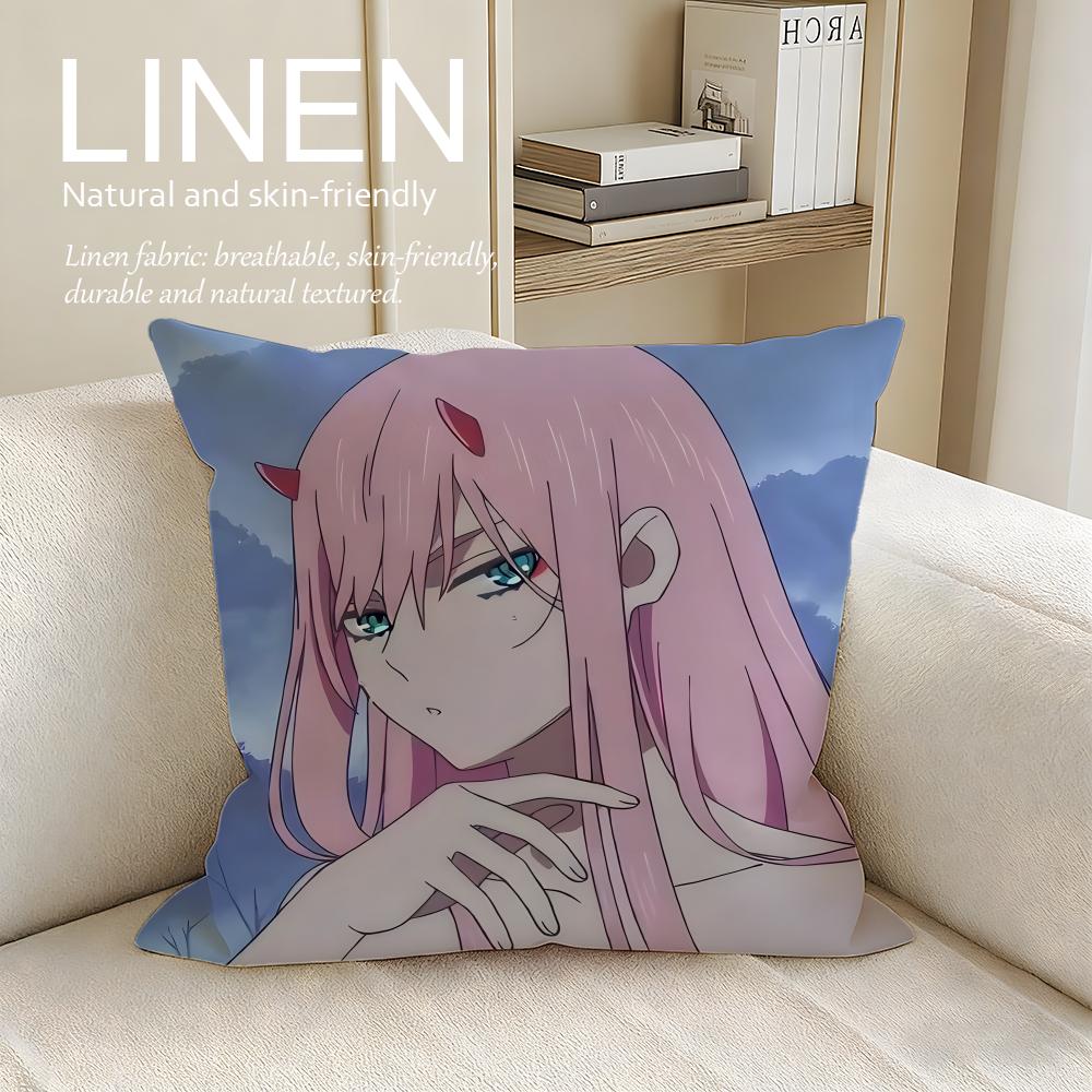 Mecha DARLING in the FRANXX Набор наволочек для подушек x шт. x шт. Дышащая Моющаяся Наволочка для Диванной Подушки