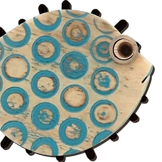 10 шт./набор Рыба Настенное украшение Прибрежный стиль Деревянная рыба Пляжная тематика Настенное искусство Рыбное украшение для стен Дверей Спален Гостиных