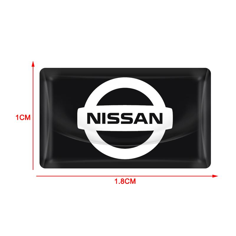 2/5/10 шт. Наклейки с 3D-эмблемой логотипа автомобиля на руль из углеродного волокна для Nissan Nismo GTR Altima Qashqai Almera Navara